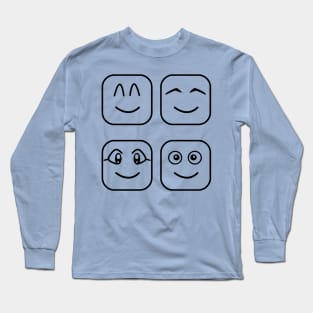 Cube face 17 Long Sleeve T-Shirt